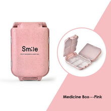 Laden Sie das Bild in den Galerie-Viewer, Tablettenbox für unterwegs - 8 Fächer, Trennwände, abwaschbar